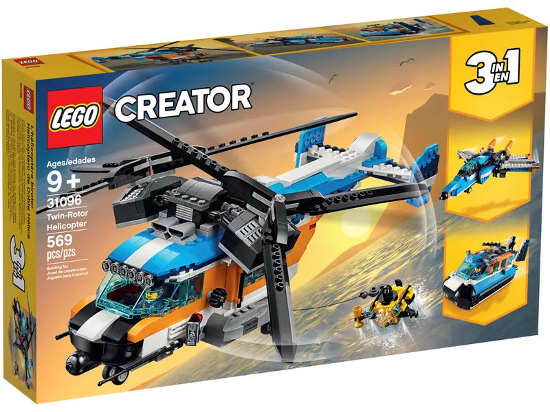 LEGO Creator 31096 Helikopter med to rotorer