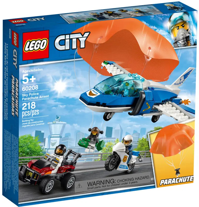 LEGO City 60208 Luftpolitiets faldskærmsanholdelse