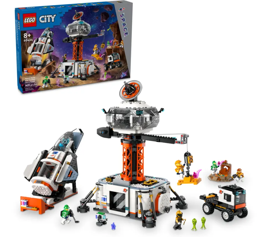 LEGO City 60434 Rumbase og raketaffyringsrampe